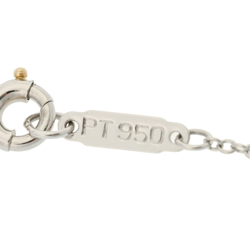 TIFFANY Cross Diamond Platinum Necklace - Picture 4 of 7